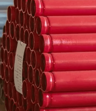 Porfestett gépészeti vezetékcsövek